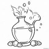 Potion Coloring Page 23632 18672 sketch template