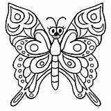 Butterfly Coloring Pages Butterflies Drawing Sheets Colour Colouring  sketch template