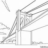 Brooklyn Bridge Coloring Page Pages sketch template