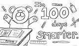 Its The 100th day  School coloring Pages 100 days Of sketch template