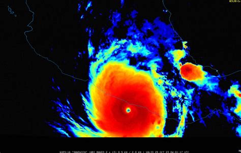 Hurricane Otis path: Satellite imagery shows historic landfall in ...