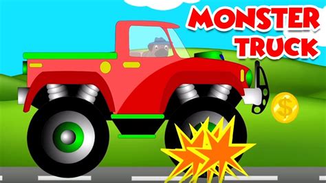 Monster Truck Videos | Monster Truck Stunts And Games | Kids Videos ...