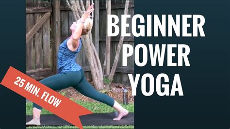 BEGINNER POWER YOGA FLOW, 25-Minute, EASY-DO-YOGA with Ursula | Beginner yoga workout, Power ...