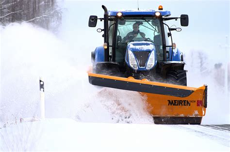 Tractor snow plough TSK and rear blade | Meiren snow plows