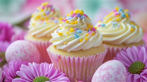 Easter Decorated Cupcakes Free Stock Photo - Public Domain Pictures
