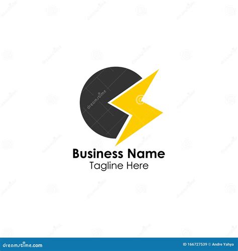 Energy logo template stock image. Image of thunder, icon - 166727539