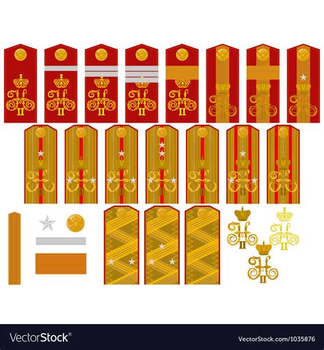 Imperial Russian Army Rank Insignia