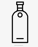 Liquor Bottle Coloring Page  Botella De Jugo Para Colorear Free sketch template