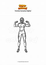 Disegno Da colorare Fortnite Formation Fighter  Supercoloredcom sketch template