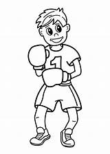 Young boxer coloring book To Print And Online sketch template