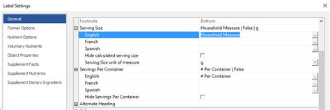 How Do I Add Serving Size And Servings Per Container To My Label – ESHA ...