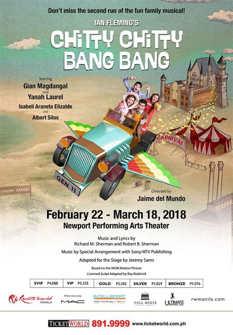 Chitty Chitty Bang Bang Musical 2018 - Philippine Concerts