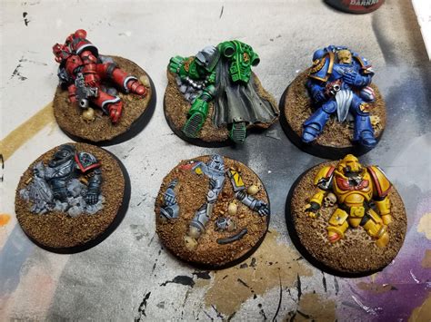 Space marine casualty objective markers. : Warhammer40k | Miniature ...