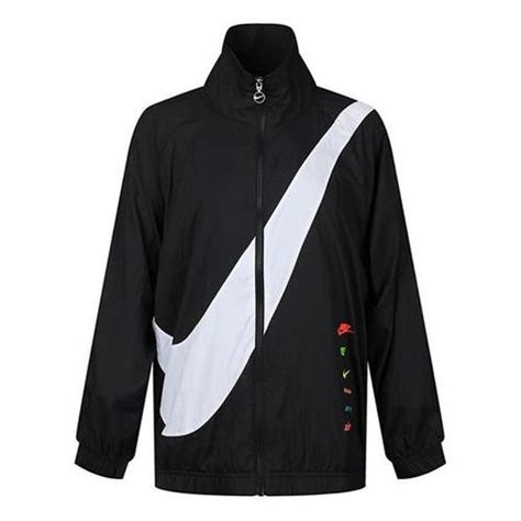 Nike Big Swoosh Jacket 'Black White' - DA0981-010 | Solesense