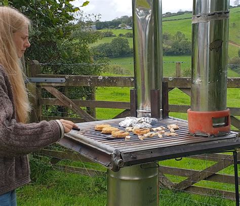 Upcycled Rocket Stove Griddle BBQ + Pizza Oven Attachment : 27 Steps ...