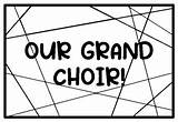 Choir Coloring Pages sketch template