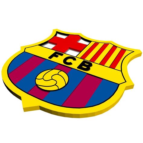 3D asset FC Barcelona Logo | CGTrader