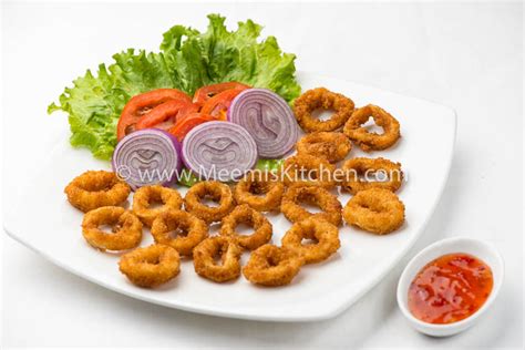 Crispy Fried Squid Rings (Calamari Fritters) - MeemisKitchen