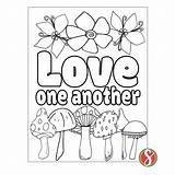 Love One Another Coloring Pages — Stevie Doodles sketch template