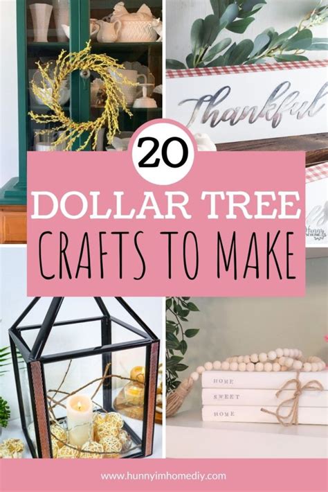 20 Easy Dollar Tree Crafts You Can Make at Home Today