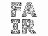 Fair Coloring Page sketch template