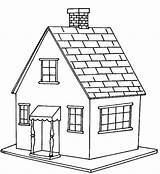 Free Printable House Coloring Pages For Kids  Page sketch template