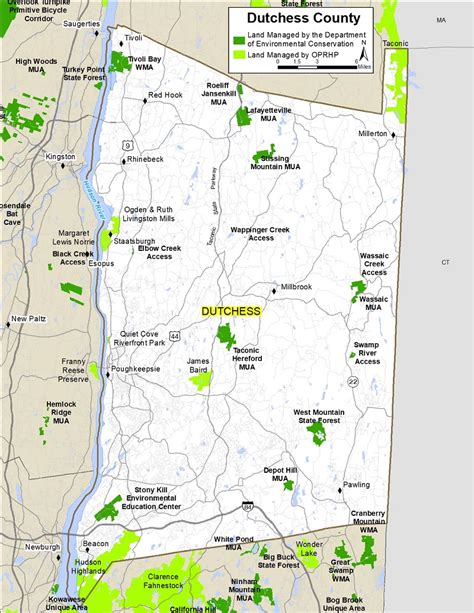 Dutchess County Maps – Map Of California Coast Cities