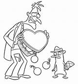 Perry The Platypus Agent P Coloring Pages sketch template