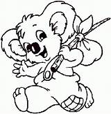 Adorable Blinky Bill sketch template