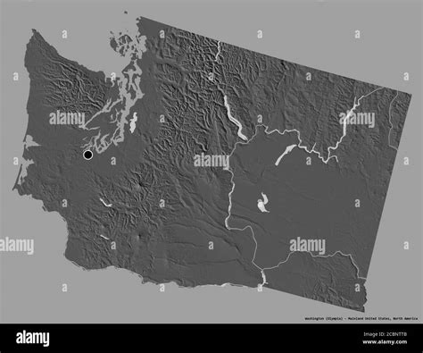 Washington State Elevation Map - London Top Attractions Map