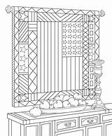 Amish Quilt Coloring Pages sketch template
