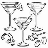 Martini Coloring Page At GetColoringscom  Free Printable Colorings sketch template