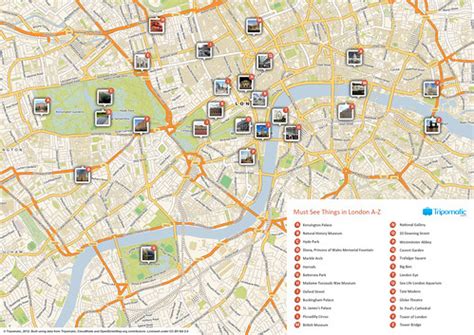 London printable tourist attractions map | Printable tourist… | Flickr
