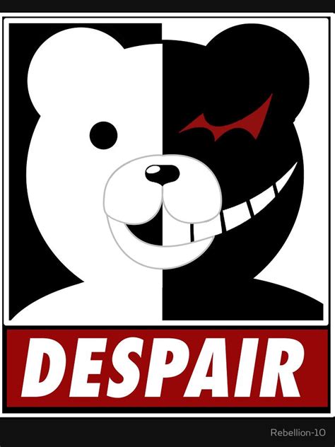 Feel the despair by using this design from the danganronpa series. Monokuma is watching you ...