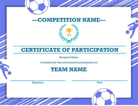 Sports Award Certificate Template Word – Atlantaauctionco.com