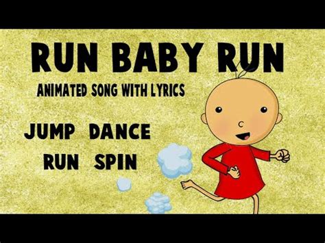 Animated "Run Baby Run" by Casper Baby Pants with Lyrics - YouTube