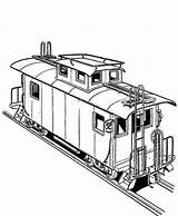 Freight train And Railroad coloring Pages Caboose – Artofit sketch template