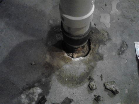 drain - How can we repair cracked and broken concrete around a sewer ...