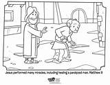 Jesus Heals  Bible Coloring Pages Whats In The sketch template