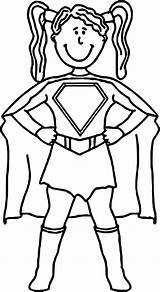 Superhero Template Coloring Outline Pages Female Drawing Templates Body  sketch template