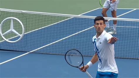 Novak Djokovic Disqualified At US Open After Tennis Ball Strikes Official