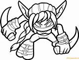 Stealth Elf Skylanders Coloring Page  Free Printable Pages sketch template