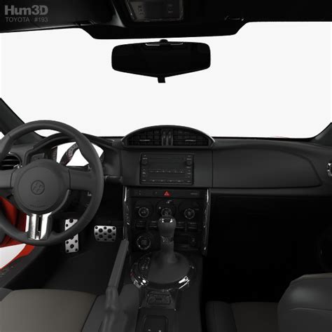 Toyota GT 86 with HQ interior 2015 3D model - Vehicles on Hum3D