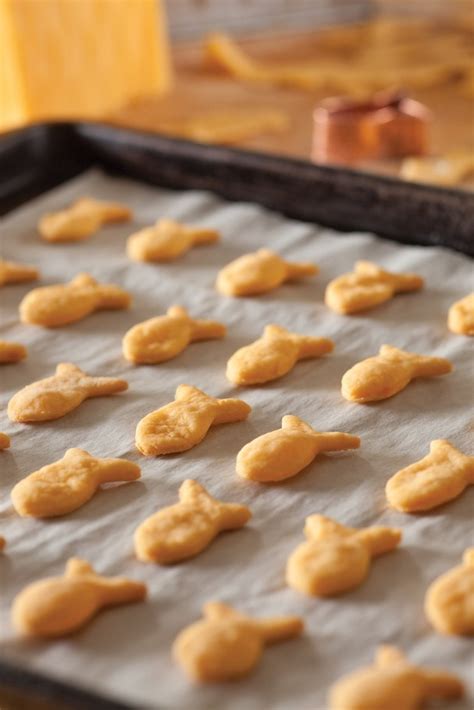 Homemade Goldfish Crackers | Homemade snacks, Homemade goldfish crackers, Food