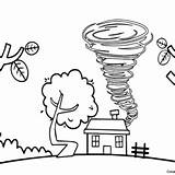 Coloring Tornado Pages Hurricane Gif Kids Kidprintables Sheets  sketch template