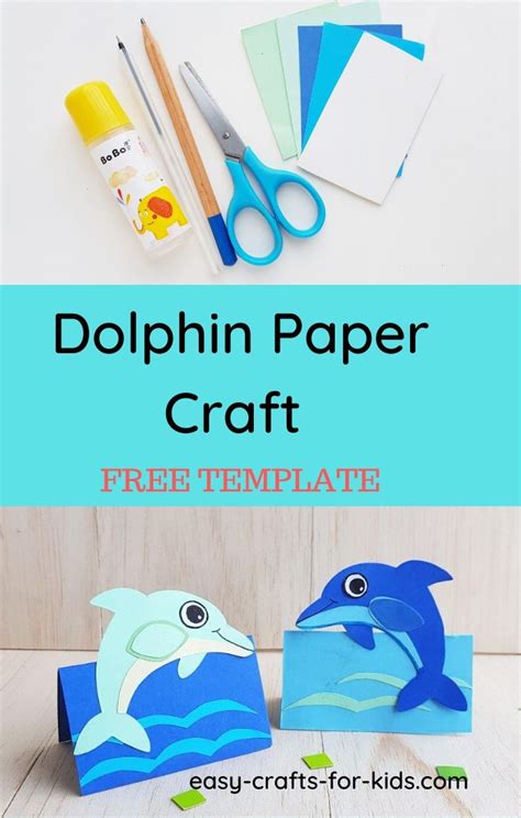 Dolphin Craft With Paper