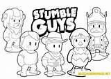 Stumble Guys Coloring Pages Free Printable  coloring sketch template
