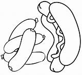 Top 9 Easy Sausage Coloring Pages  sketch template
