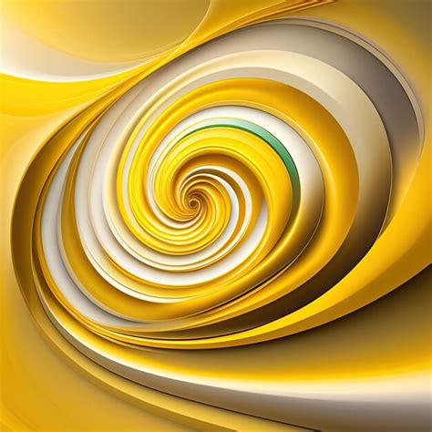 Premium AI Image | Yellow swirl background