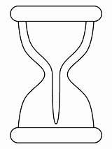 Hourglass Reloj Sanduhr Printable Colouring Ampulheta Clessidra  sketch template